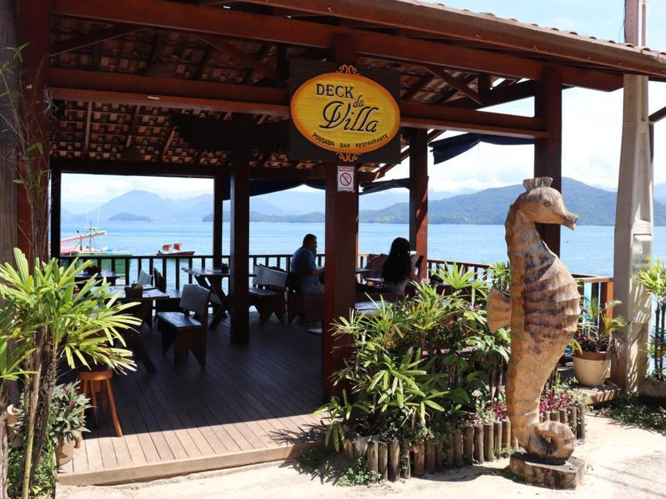 Deck Da Villa Pousada Ubatuba Exterior foto